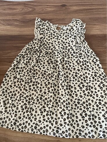 24-36 Ay Beden leopar elbise