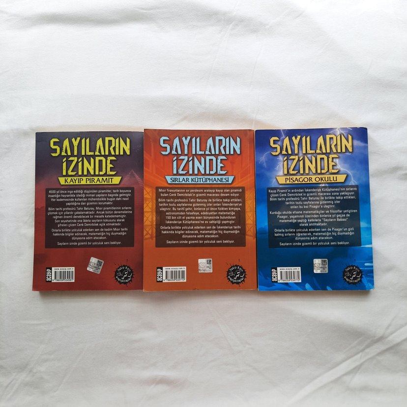 Ahmet Baki Yerli - Sayıların İzinde 3 Kitap - Görsel 3