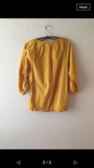 Hardal sarısı gömlek