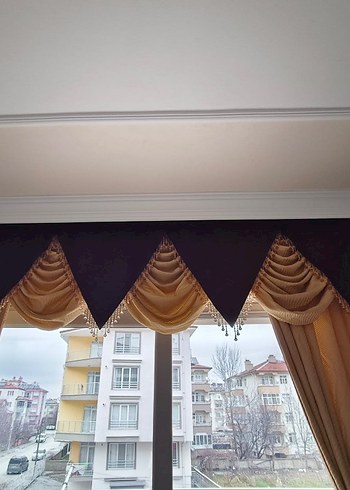 Modern Klasik Nakışlı Perde - Görsel 2