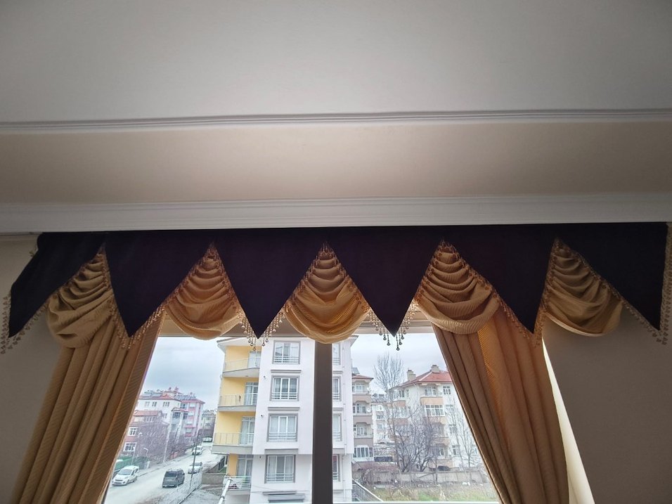 Modern Klasik Nakışlı Perde - Görsel 2