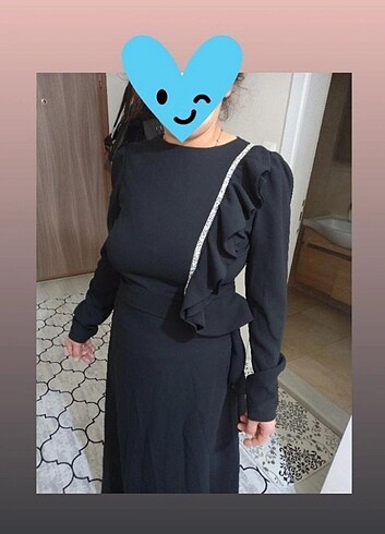 l Beden siyah Renk Siyah tesettür abiye 