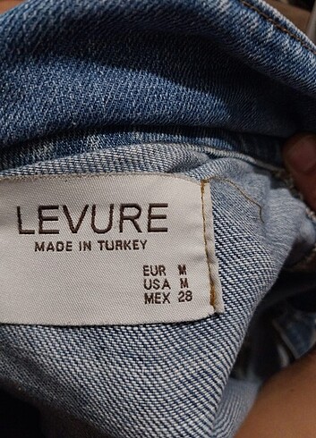 m Beden mavi Renk Kot ceket