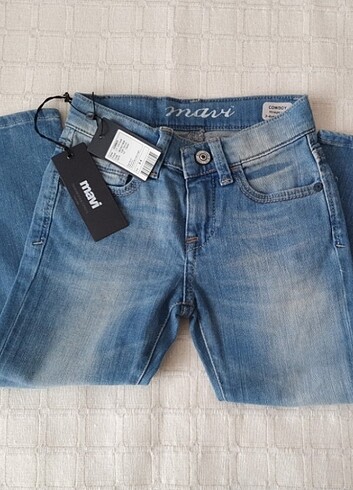 Mavi jeans straight leg kot pantolon, 4y, 104cm, yeni etiketli 