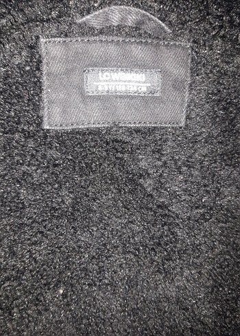 Düğmeli Siyah Kot Ceket - Görsel 3