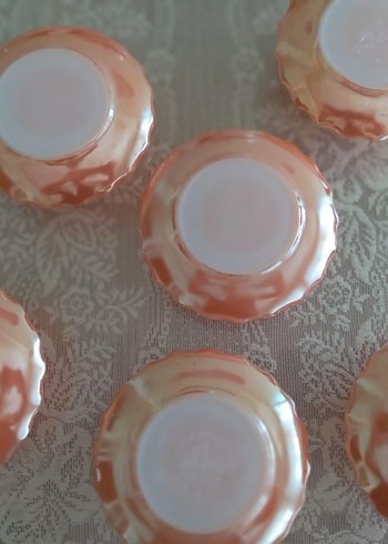 Bej Renkli Anchor Hooking Fincan ve Tabak Seti - Görsel 3