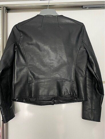 Mango deri ceket - Görsel 5