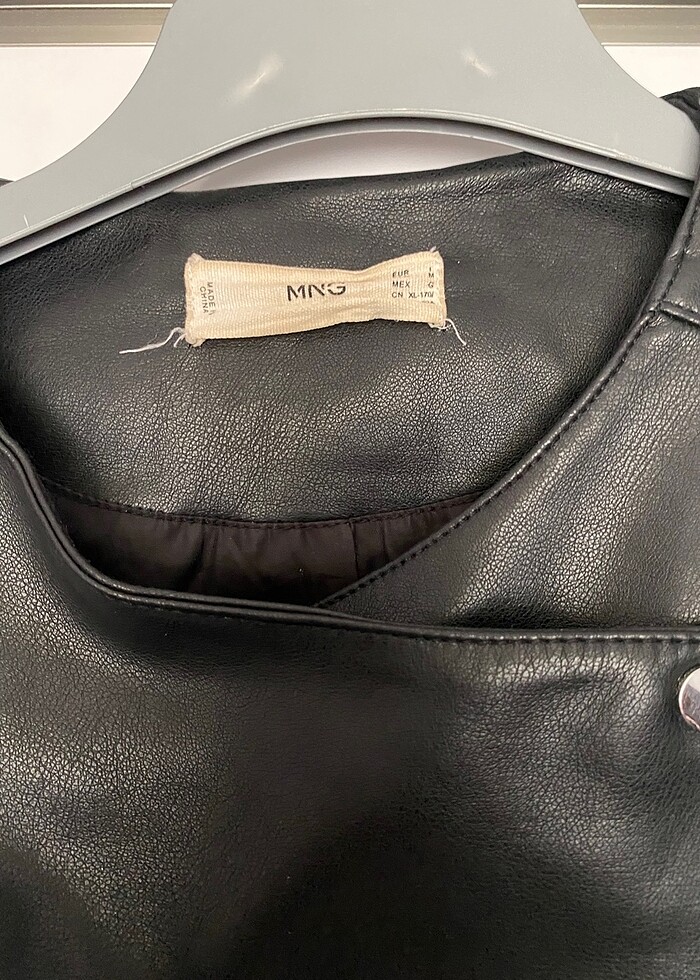 Mango deri ceket - Görsel 2