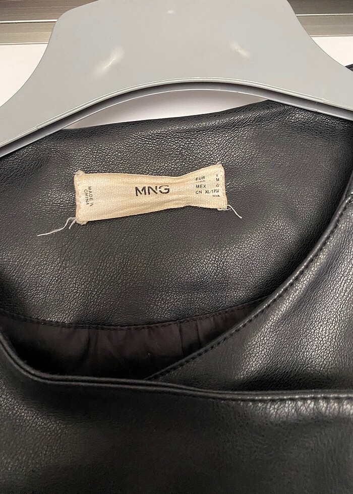 Mango deri ceket - Görsel 4