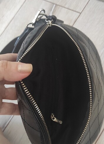  Beden siyah Renk Stradivarius Bel Çantası 