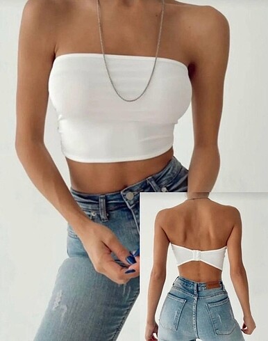 Urban Outfitters 2li straplez crop
