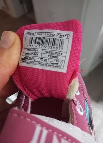 29 Beden pembe Renk Frozen Kız Çocuk Spor Ayakkabı 