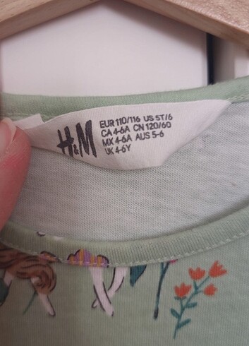 4 Yaş Beden H&M Kız Çocuk Elbise