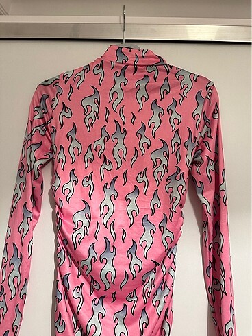 s Beden pembe Renk Pembe midi boy elbise