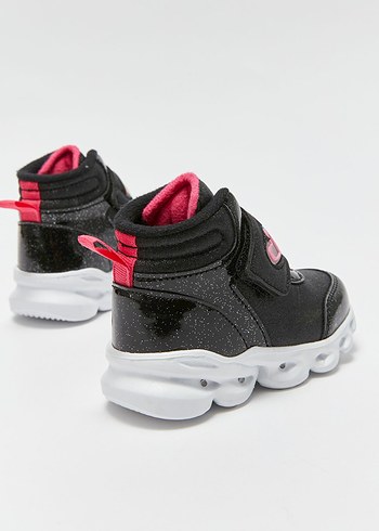 Kız Çocuk Çok Renkli Cırt Cırtlı Spor Ayakkabı - Görsel 5