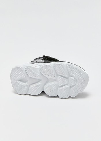 Kız Çocuk Çok Renkli Cırt Cırtlı Spor Ayakkabı - Görsel 4