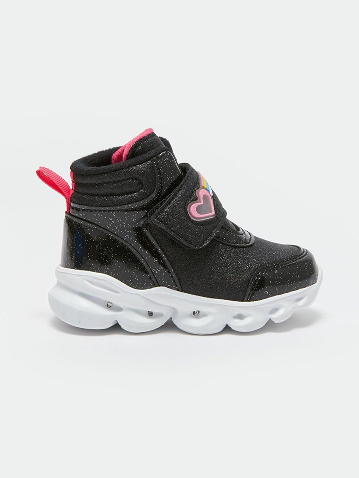 Kız Çocuk Çok Renkli Cırt Cırtlı Spor Ayakkabı - Görsel 3