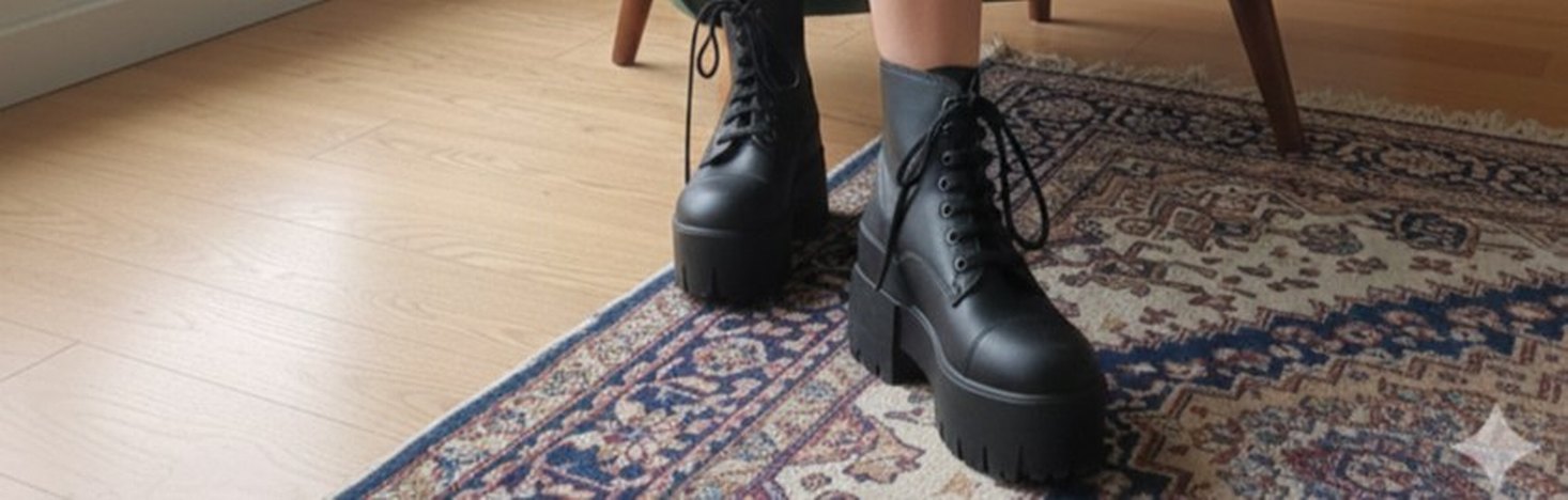 Yüksek Topuklu Siyah Deri Kadın Bot - Görsel 4