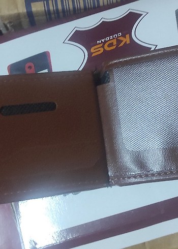 Parlak Kahverengi Minimalist Erkek Cüzdan - Görsel 2