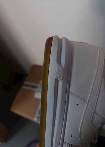 Beyaz Bağcıklı Kadın Spor Ayakkabı - Görsel 5