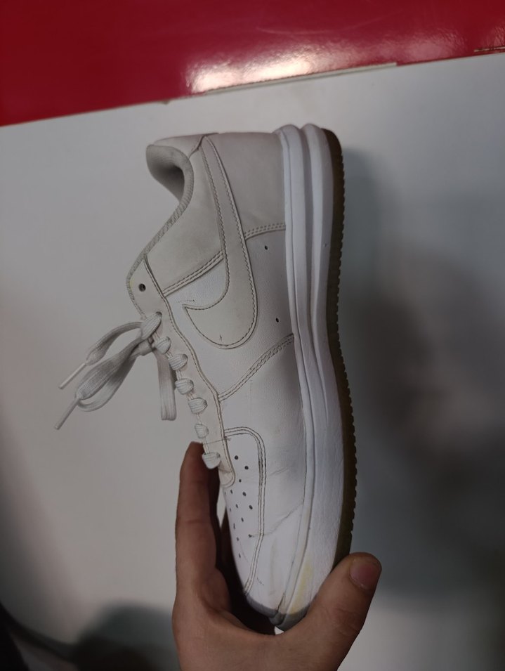 Beyaz Bağcıklı Kadın Spor Ayakkabı - Görsel 3