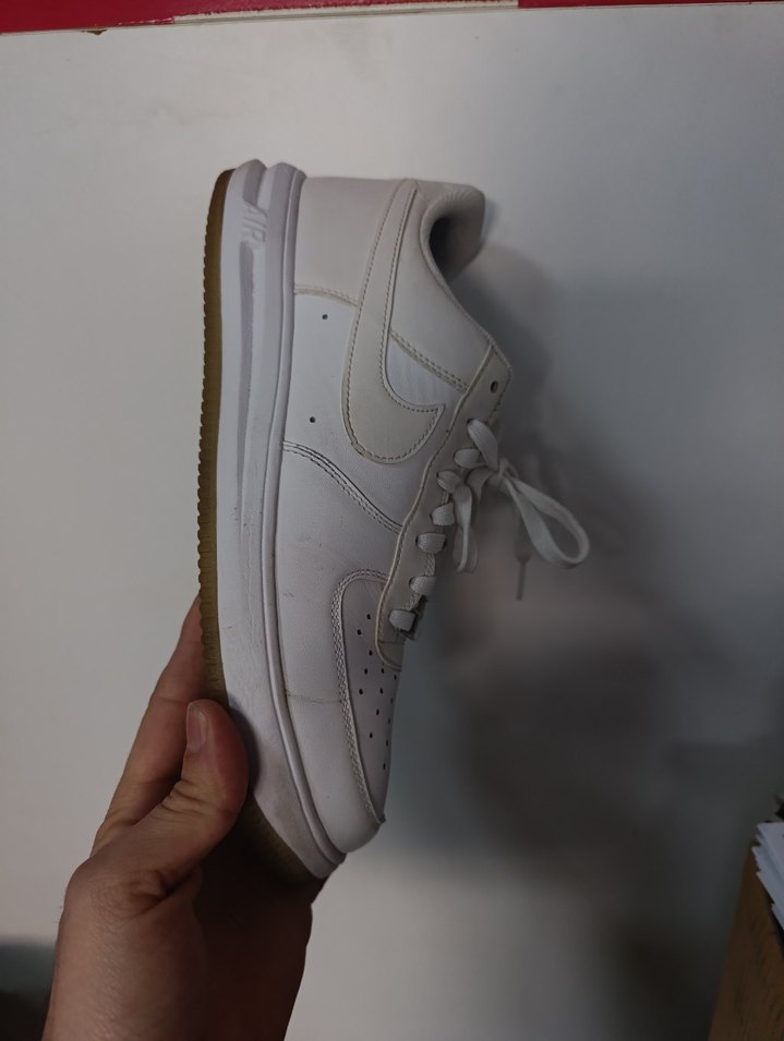 Beyaz Bağcıklı Kadın Spor Ayakkabı - Görsel 2