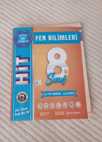 8. Sınıf Fen Bilimleri 32 FÖY Deneme Kitabı