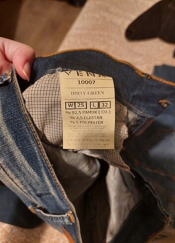 34 Beden Y2k kot pantolon