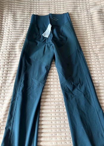 Lacivert Kadın Pilili Uzun Paça Pantolon - Görsel 6