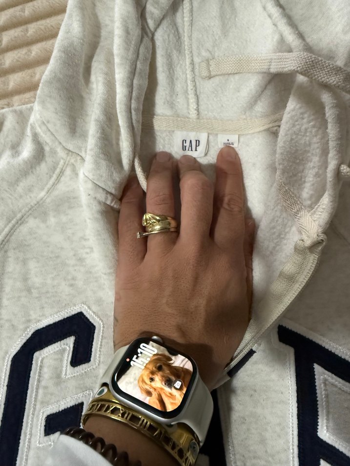 GAP Gri Fermuarlı Kadın Sweatshirt - Görsel 4