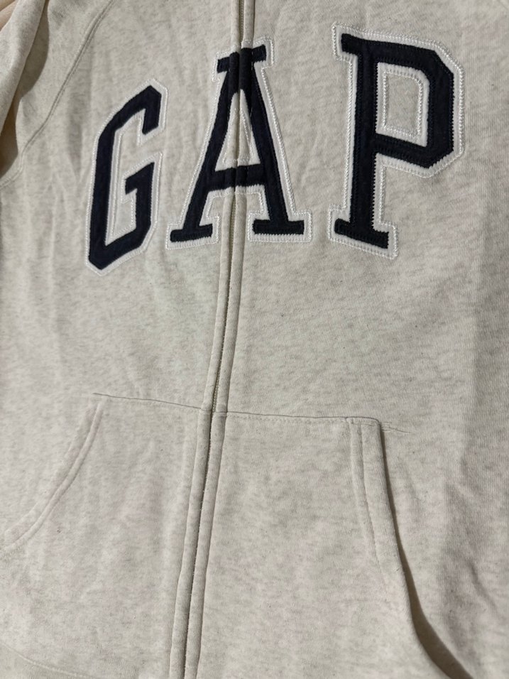 GAP Gri Fermuarlı Kadın Sweatshirt - Görsel 2