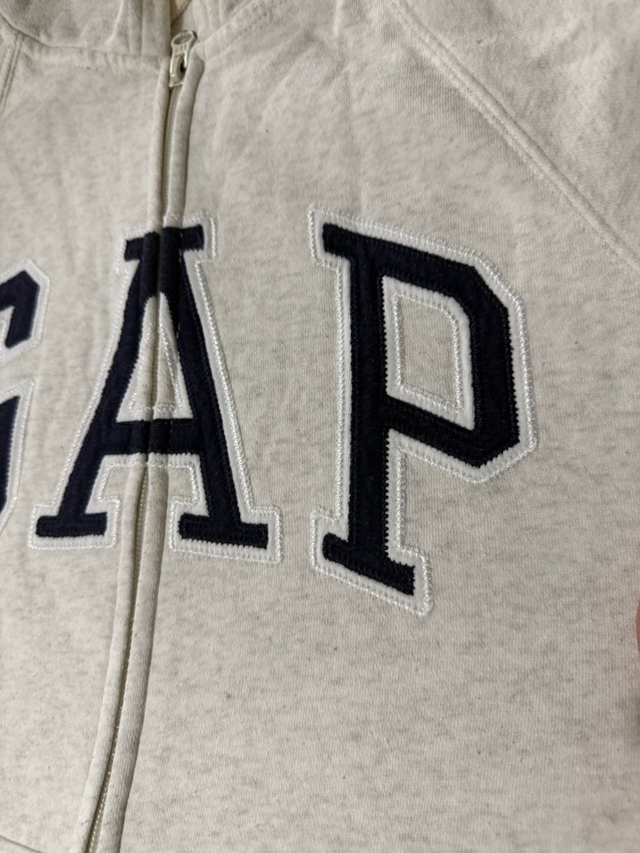GAP Gri Fermuarlı Kadın Sweatshirt - Görsel 3