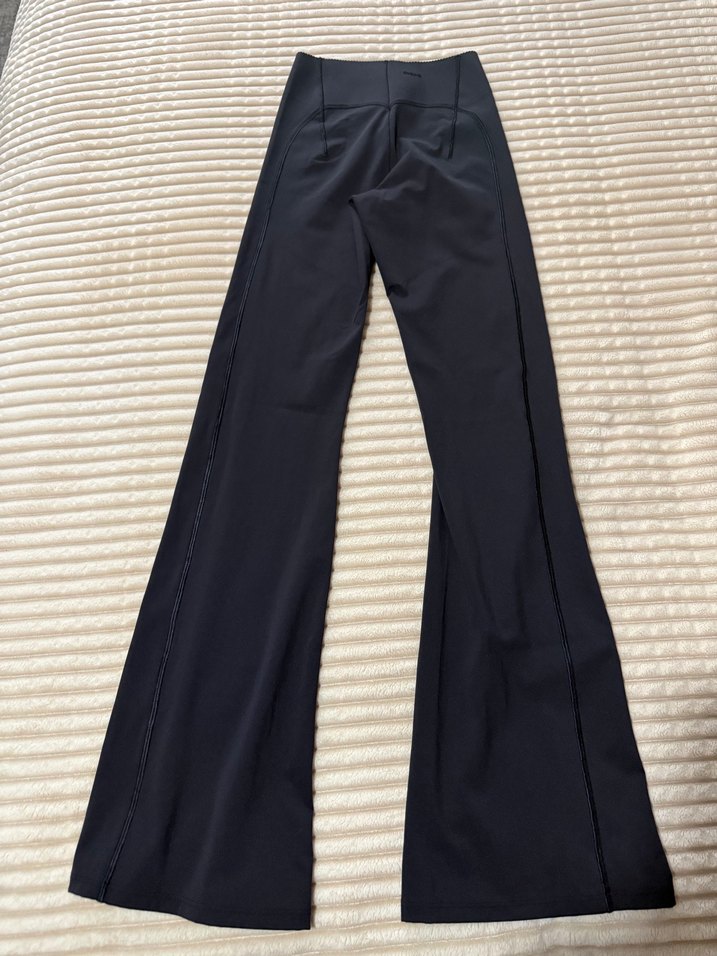 Oysho Siyah Kadın Bol Paça Esnek Kumaş Pantolon - Görsel 2