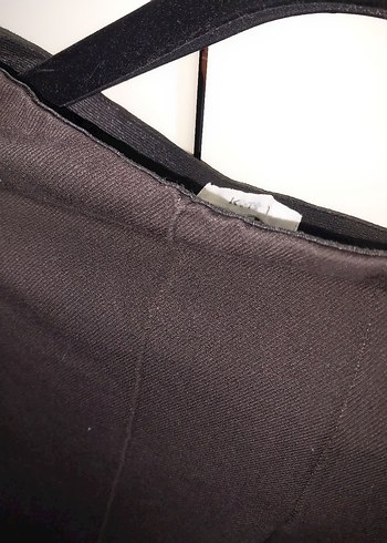 Kadın Kahverengi Dar Kesim Kumaş Pantolon - Görsel 4