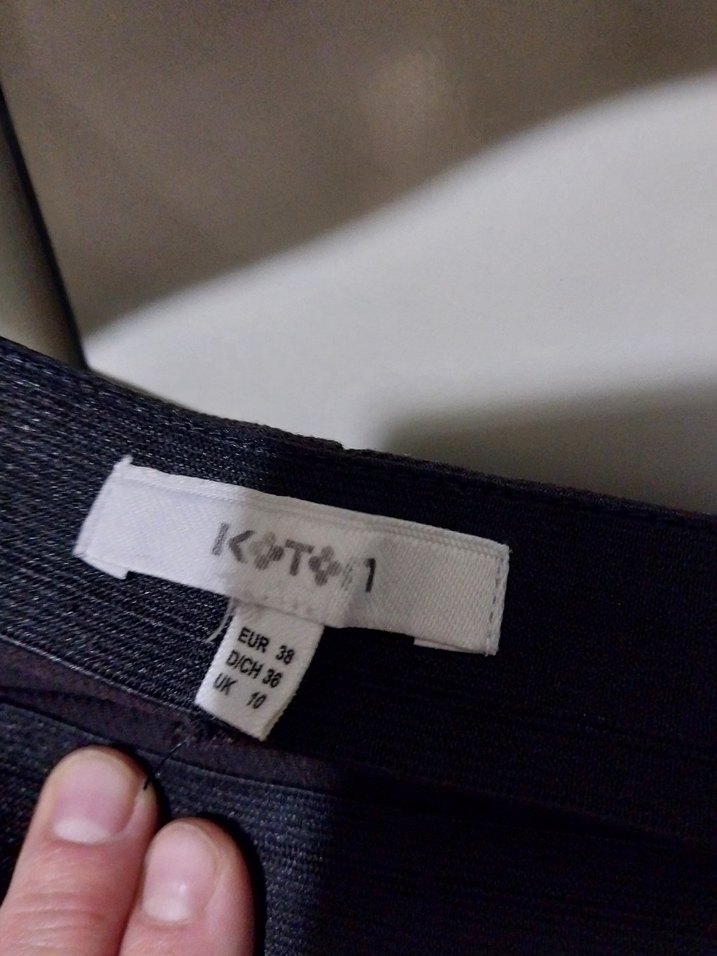 Kadın Kahverengi Dar Kesim Kumaş Pantolon - Görsel 3