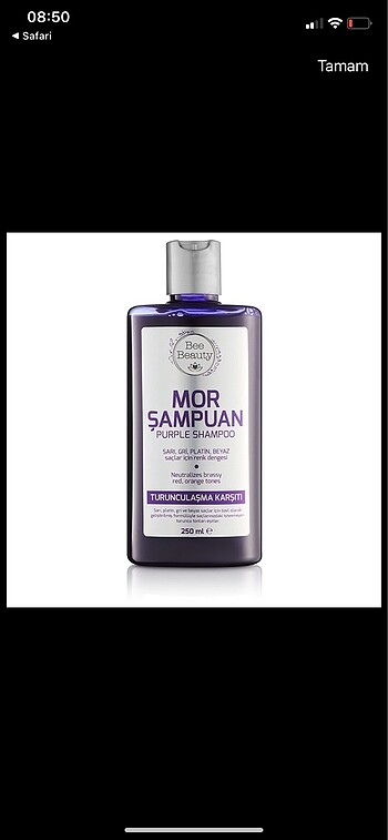 Mor şampuan