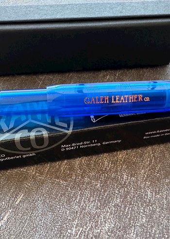  Kaweco Galen Leather Sapphire Dolma Kalem