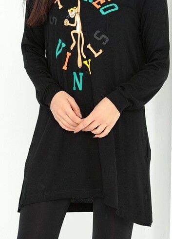 Bisiklet Yaka Tunik