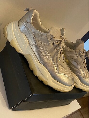 37 Beden gri Renk Neslihan Canpolat Kadın Sneaker