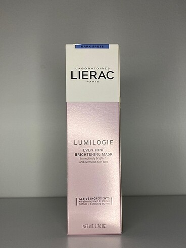 Lierac Lierac Aydınlık Görünüm Veren ve Leke Açan Maske