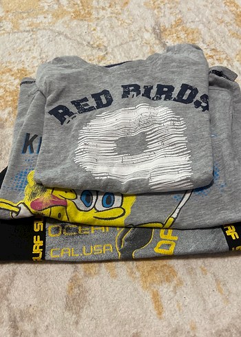 Koton Kids KısaKollu Erkek Çocuk Gri Baskılı Tişört
