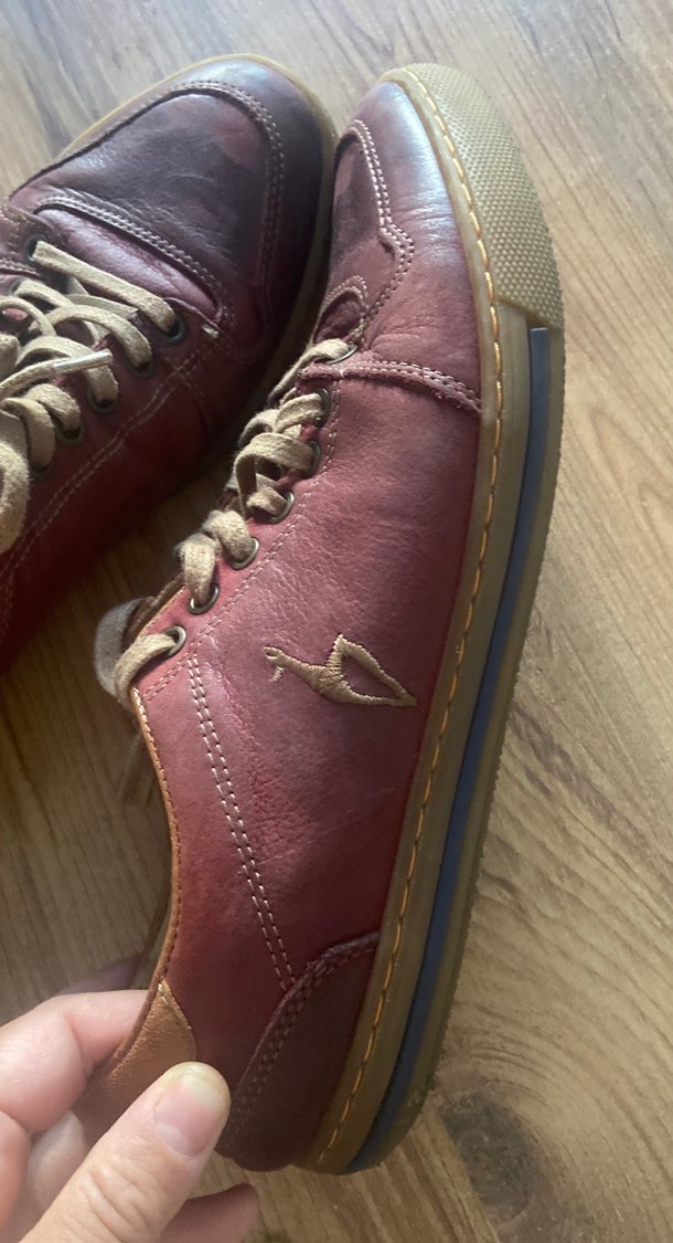 Bordo Parlak Erkek Ayakkabı Bağcıkları - Görsel 4