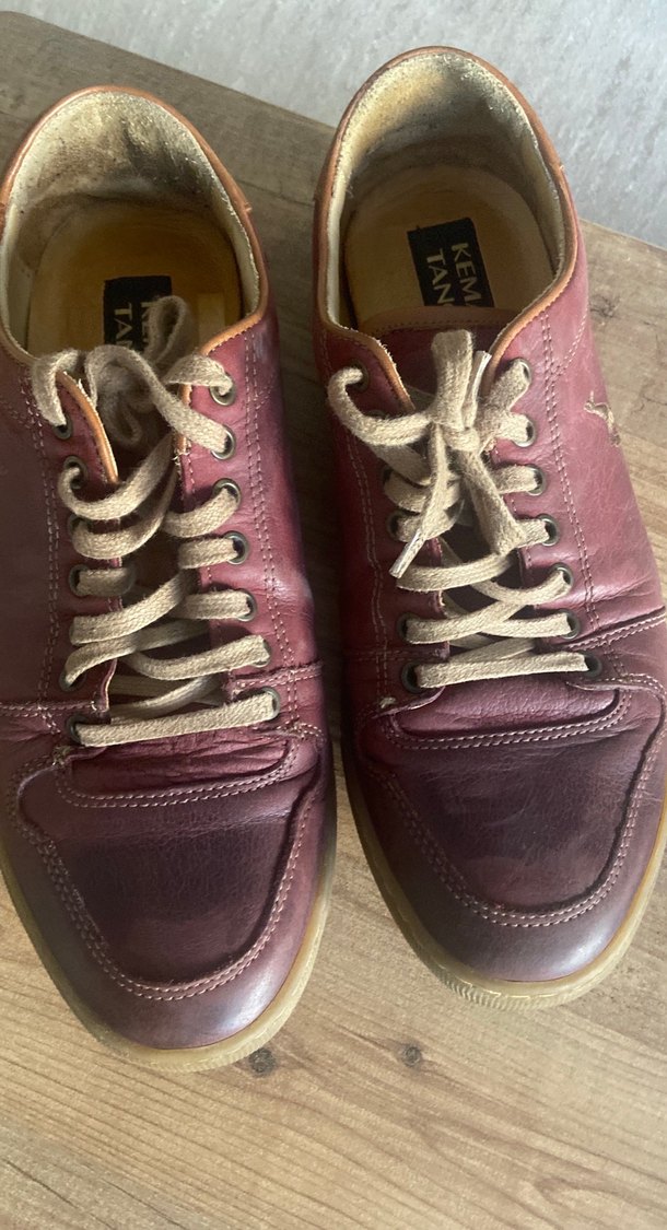 Bordo Parlak Erkek Ayakkabı Bağcıkları - Görsel 3