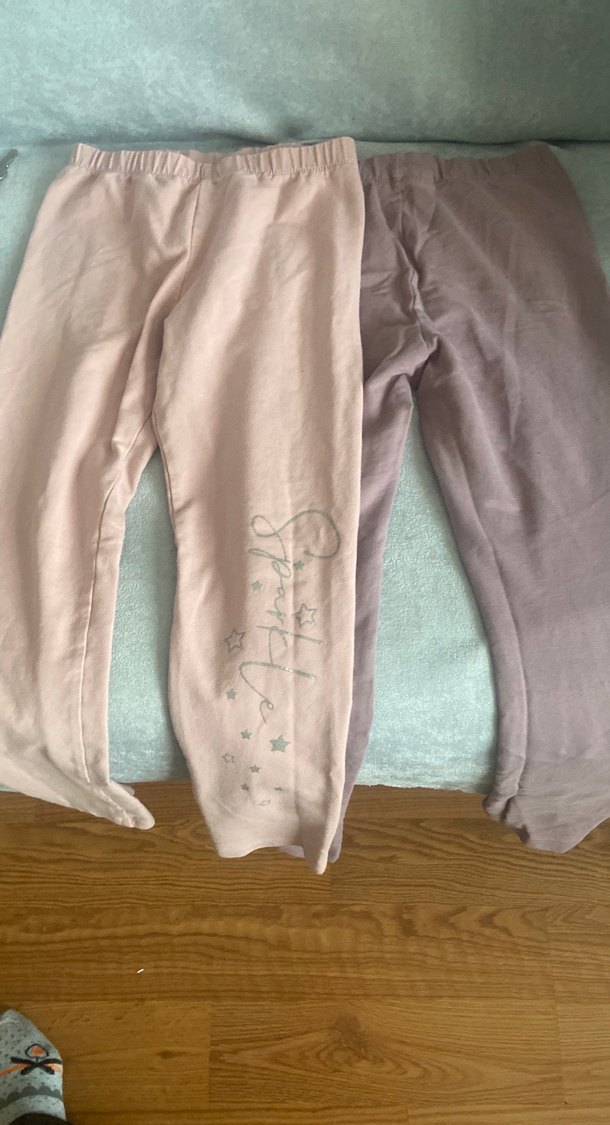 Pembe ve Mor Rahat Kız Taytları - Görsel 2