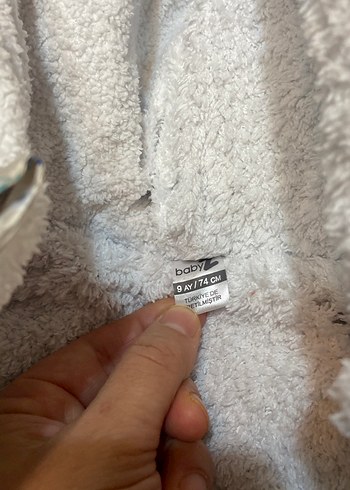 Kız Bebek Fermuarlı Desenli Kar Tulumu - Görsel 5