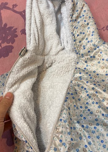 Kız Bebek Fermuarlı Desenli Kar Tulumu - Görsel 4