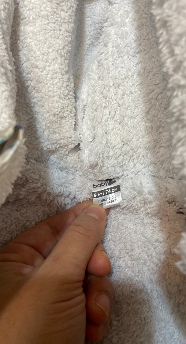 Kız Bebek Fermuarlı Desenli Kar Tulumu - Görsel 5