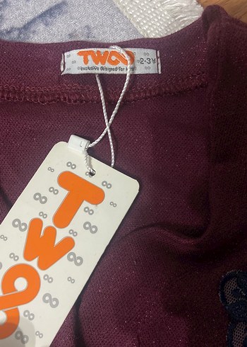 Bordo Nakışlı Triko Bolero - Görsel 5