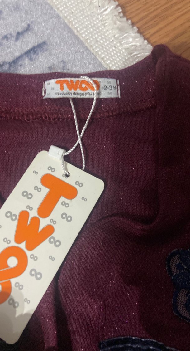 Bordo Nakışlı Triko Bolero - Görsel 4