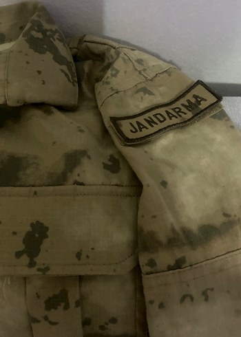 Erkek Bej Kamuflaj Desenli Uzun Kollu Gömlek - Görsel 5